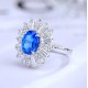 Ruif Jewelry Classic Design S925 Silver 2.42ct Lab Grown Cobalt Spinel Ring Wedding Bands Ruif Jewelry Classic Design S925 Silver 2.42ct Lab Grown Cobalt Spinel Ring Wedding Bands