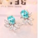 Ruif Jewelry Classic Design S925 Silver 8.88ct Lab Grown Paraiba Sapphire Earrings Gemstone Jewelry Ruif Jewelry Classic Design S925 Silver 8.88ct Lab Grown Paraiba Sapphire Earrings Gemstone Jewelry