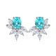 Ruif Jewelry Classic Design S925 Silver 8.88ct Lab Grown Paraiba Sapphire Earrings Gemstone Jewelry Ruif Jewelry Classic Design S925 Silver 8.88ct Lab Grown Paraiba Sapphire Earrings Gemstone Jewelry