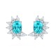 Ruif Jewelry Classic Design S925 Silver 7.102ct Lab Grown Paraiba Sapphire Earrings Gemstone Jewelry Ruif Jewelry Classic Design S925 Silver 7.102ct Lab Grown Paraiba Sapphire Earrings Gemstone Jewelry