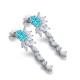 Ruif Jewelry Classic Design S925 Silver Lab Grown Paraiba Sapphire Earrings Gemstone Jewelry Ruif Jewelry Classic Design S925 Silver Lab Grown Paraiba Sapphire Earrings Gemstone Jewelry
