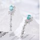 Ruif Jewelry Classic Design S925 Silver Lab Grown Paraiba Sapphire Earrings Gemstone Jewelry Ruif Jewelry Classic Design S925 Silver Lab Grown Paraiba Sapphire Earrings Gemstone Jewelry