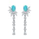 Ruif Jewelry Classic Design S925 Silver Lab Grown Paraiba Sapphire Earrings Gemstone Jewelry Ruif Jewelry Classic Design S925 Silver Lab Grown Paraiba Sapphire Earrings Gemstone Jewelry