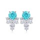 Ruif Jewelry Classic Design S925 Silver Lab Grown Paraiba Sapphire 6.6ct Earrings Gemstone Jewelry Ruif Jewelry Classic Design S925 Silver Lab Grown Paraiba Sapphire 6.6ct Earrings Gemstone Jewelry