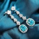 Ruif Jewelry Classic Design S925 Silverb10.85ct Lab Grown Paraiba Sapphire Earrings Gemstone Jewelry Ruif Jewelry Classic Design S925 Silverb10.85ct Lab Grown Paraiba Sapphire Earrings Gemstone Jewelry