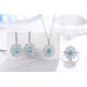 Ruif Jewelry Classic Design S925 Silver 2.694ct Lab Grown Paraiba Sapphire Earrings Gemstone Jewelry Ruif Jewelry Classic Design S925 Silver 2.694ct Lab Grown Paraiba Sapphire Earrings Gemstone Jewelry