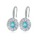 Ruif Jewelry Classic Design S925 Silver 2.694ct Lab Grown Paraiba Sapphire Earrings Gemstone Jewelry Ruif Jewelry Classic Design S925 Silver 2.694ct Lab Grown Paraiba Sapphire Earrings Gemstone Jewelry