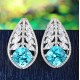 Ruif Jewelry Classic Design S925 Silver 7.77ct Lab Grown Paraiba Sapphire Earrings Gemstone Jewelry Ruif Jewelry Classic Design S925 Silver 7.77ct Lab Grown Paraiba Sapphire Earrings Gemstone Jewelry