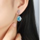 Ruif Jewelry Classic Design S925 Silver 11.46ct Lab Grown Paraiba Sapphire Earrings Gemstone Jewelry Ruif Jewelry Classic Design S925 Silver 11.46ct Lab Grown Paraiba Sapphire Earrings Gemstone Jewelry