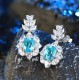 Ruif Jewelry Classic Design S925 Silver 6.47ct Lab Grown Paraiba Sapphire Earrings Gemstone Jewelry Ruif Jewelry Classic Design S925 Silver 6.47ct Lab Grown Paraiba Sapphire Earrings Gemstone Jewelry