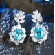 Ruif Jewelry Classic Design S925 Silver 6.47ct Lab Grown Paraiba Sapphire Earrings Gemstone Jewelry Ruif Jewelry Classic Design S925 Silver 6.47ct Lab Grown Paraiba Sapphire Earrings Gemstone Jewelry