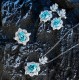 Ruif Jewelry Classic Design S925 Silver 6.47ct Lab Grown Paraiba Sapphire Earrings Gemstone Jewelry Ruif Jewelry Classic Design S925 Silver 6.47ct Lab Grown Paraiba Sapphire Earrings Gemstone Jewelry