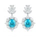 Ruif Jewelry Classic Design S925 Silver 6.47ct Lab Grown Paraiba Sapphire Earrings Gemstone Jewelry Ruif Jewelry Classic Design S925 Silver 6.47ct Lab Grown Paraiba Sapphire Earrings Gemstone Jewelry