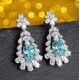 Ruif Jewelry Classic Design S925 Silver 6.628ct Lab Grown Paraiba Sapphire Earrings Gemstone Jewelry Ruif Jewelry Classic Design S925 Silver 6.628ct Lab Grown Paraiba Sapphire Earrings Gemstone Jewelry