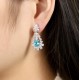 Ruif Jewelry Classic Design S925 Silver 6.628ct Lab Grown Paraiba Sapphire Earrings Gemstone Jewelry Ruif Jewelry Classic Design S925 Silver 6.628ct Lab Grown Paraiba Sapphire Earrings Gemstone Jewelry