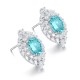 Ruif Jewelry Classic Design S925 Silver 6.35ct Lab Grown Paraiba Sapphire Earrings Gemstone Jewelry Ruif Jewelry Classic Design S925 Silver 6.35ct Lab Grown Paraiba Sapphire Earrings Gemstone Jewelry