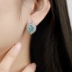 Ruif Jewelry Classic Design S925 Silver 6.35ct Lab Grown Paraiba Sapphire Earrings Gemstone Jewelry Ruif Jewelry Classic Design S925 Silver 6.35ct Lab Grown Paraiba Sapphire Earrings Gemstone Jewelry