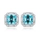 Ruif Jewelry Classic Design S925 Silver 9.18ct Lab Grown Paraiba Sapphire Earrings Gemstone Jewelry Ruif Jewelry Classic Design S925 Silver 9.18ct Lab Grown Paraiba Sapphire Earrings Gemstone Jewelry
