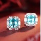 Ruif Jewelry Classic Design S925 Silver 9.18ct Lab Grown Paraiba Sapphire Earrings Gemstone Jewelry Ruif Jewelry Classic Design S925 Silver 9.18ct Lab Grown Paraiba Sapphire Earrings Gemstone Jewelry