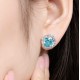 Ruif Jewelry Classic Design S925 Silver 9.18ct Lab Grown Paraiba Sapphire Earrings Gemstone Jewelry Ruif Jewelry Classic Design S925 Silver 9.18ct Lab Grown Paraiba Sapphire Earrings Gemstone Jewelry