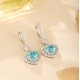 Ruif Jewelry Classic Design S925 Silver 9.84ct Lab Grown Paraiba Earrings Gemstone Jewelry Ruif Jewelry Classic Design S925 Silver 9.84ct Lab Grown Paraiba Earrings Gemstone Jewelry