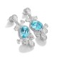 Ruif Jewelry Classic Design S925 Silver 6.85ct Lab Grown Paraiba Sapphire Earrings Gemstone Jewelry Ruif Jewelry Classic Design S925 Silver 6.85ct Lab Grown Paraiba Sapphire Earrings Gemstone Jewelry