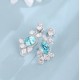 Ruif Jewelry Classic Design S925 Silver 6.85ct Lab Grown Paraiba Sapphire Earrings Gemstone Jewelry Ruif Jewelry Classic Design S925 Silver 6.85ct Lab Grown Paraiba Sapphire Earrings Gemstone Jewelry