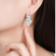 Ruif Jewelry Classic Design S925 Silver 6.85ct Lab Grown Paraiba Sapphire Earrings Gemstone Jewelry Ruif Jewelry Classic Design S925 Silver 6.85ct Lab Grown Paraiba Sapphire Earrings Gemstone Jewelry