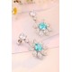 Ruif Jewelry Classic Design S925 Silver 6.6ct Lab Grown Paraiba Sapphire Earrings Gemstone Jewelry Ruif Jewelry Classic Design S925 Silver 6.6ct Lab Grown Paraiba Sapphire Earrings Gemstone Jewelry