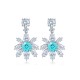 Ruif Jewelry Classic Design S925 Silver 6.6ct Lab Grown Paraiba Sapphire Earrings Gemstone Jewelry Ruif Jewelry Classic Design S925 Silver 6.6ct Lab Grown Paraiba Sapphire Earrings Gemstone Jewelry