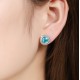Ruif Jewelry Classic Design S925 Silver 5.68ct Lab Grown Paraiba Lab Grown Sapphire Earrings Gemstone Jewelry Ruif Jewelry Classic Design S925 Silver 5.68ct Lab Grown Paraiba Lab Grown Sapphire Earrings Gemstone Jewelry