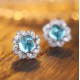 Ruif Jewelry Classic Design S925 Silver 7.01ct Lab Grown Paraiba Sapphire Earrings Gemstone Jewelry Ruif Jewelry Classic Design S925 Silver 7.01ct Lab Grown Paraiba Sapphire Earrings Gemstone Jewelry