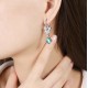 Ruif Jewelry Classic Design S925 Silver 11.48ct Lab Grown Paraiba Sapphire Earrings Gemstone Jewelry Ruif Jewelry Classic Design S925 Silver 11.48ct Lab Grown Paraiba Sapphire Earrings Gemstone Jewelry