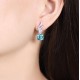 Ruif Jewelry Classic Design S925 Silver 9.13ct Lab Grown Paraiba Sapphire Earrings Gemstone Jewelry Ruif Jewelry Classic Design S925 Silver 9.13ct Lab Grown Paraiba Sapphire Earrings Gemstone Jewelry