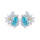 Ruif Jewelry Classic Design S925 Silver 10ct Lab Grown Paraiba Sapphire Earrings Gemstone Jewelry Ruif Jewelry Classic Design S925 Silver 10ct Lab Grown Paraiba Sapphire Earrings Gemstone Jewelry
