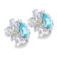 Ruif Jewelry Classic Design S925 Silver 10ct Lab Grown Paraiba Sapphire Earrings Gemstone Jewelry Ruif Jewelry Classic Design S925 Silver 10ct Lab Grown Paraiba Sapphire Earrings Gemstone Jewelry
