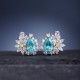 Ruif Jewelry Classic Design S925 Silver 10ct Lab Grown Paraiba Sapphire Earrings Gemstone Jewelry Ruif Jewelry Classic Design S925 Silver 10ct Lab Grown Paraiba Sapphire Earrings Gemstone Jewelry