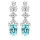 Ruif Jewelry Classic Design S925 Silver 9.23ct Lab Grown Paraiba Sapphire Earrings Gemstone Jewelry Ruif Jewelry Classic Design S925 Silver 9.23ct Lab Grown Paraiba Sapphire Earrings Gemstone Jewelry