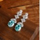 Ruif Jewelry Classic Design S925 Silver 9.23ct Lab Grown Paraiba Sapphire Earrings Gemstone Jewelry Ruif Jewelry Classic Design S925 Silver 9.23ct Lab Grown Paraiba Sapphire Earrings Gemstone Jewelry