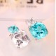 Ruif Jewelry Classic Design S925 Silver 15.55ct Lab Grown Paraiba Sapphire Earrings Gemstone Jewelry Ruif Jewelry Classic Design S925 Silver 15.55ct Lab Grown Paraiba Sapphire Earrings Gemstone Jewelry