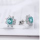 Ruif Jewelry Classic Design S925 Silver 3.687ct Lab Grown Paraiba Sapphire Earrings Gemstone Jewelry Ruif Jewelry Classic Design S925 Silver 3.687ct Lab Grown Paraiba Sapphire Earrings Gemstone Jewelry