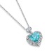 Ruif Jewelry Classic Design S925 Silver 8.488ct Lab Grown Paraiba Sapphire Pendant Necklace Gemstone Jewelry Ruif Jewelry Classic Design S925 Silver 8.488ct Lab Grown Paraiba Sapphire Pendant Necklace Gemstone Jewelry