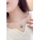 Ruif Jewelry Classic Design S925 Silver 8.488ct Lab Grown Paraiba Sapphire Pendant Necklace Gemstone Jewelry Ruif Jewelry Classic Design S925 Silver 8.488ct Lab Grown Paraiba Sapphire Pendant Necklace Gemstone Jewelry
