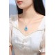 Ruif Jewelry Classic Design S925 Silver 25.315ct Lab Grown Paraiba Sapphire Pendant Necklace Gemstone Jewelry Ruif Jewelry Classic Design S925 Silver 25.315ct Lab Grown Paraiba Sapphire Pendant Necklace Gemstone Jewelry
