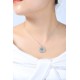 Ruif Jewelry Classic Design S925 Silver 3.4ct Lab Grown Paraiba Sapphire Pendant Necklace Gemstone Jewelry Ruif Jewelry Classic Design S925 Silver 3.4ct Lab Grown Paraiba Sapphire Pendant Necklace Gemstone Jewelry