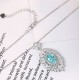 Ruif Jewelry Classic Design S925 Silver 4.02ct Lab Grown Paraiba Sapphire Pendant Necklace Gemstone Jewelry Ruif Jewelry Classic Design S925 Silver 4.02ct Lab Grown Paraiba Sapphire Pendant Necklace Gemstone Jewelry