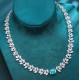 Ruif Jewelry Classic Design S925 Silver  9.2ct Lab Grown Paraiba Sapphire Pendant Necklace Gemstone Jewelry