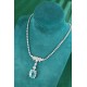 Ruif Jewelry Classic Design S925 Silver 15.56ct Lab Grown Paraiba Sapphire Pendant Necklace Gemstone Jewelry Ruif Jewelry Classic Design S925 Silver 15.56ct Lab Grown Paraiba Sapphire Pendant Necklace Gemstone Jewelry