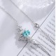 Ruif Jewelry Classic Design S925 Silver 3.046ct Lab Grown Paraiba Sapphire Pendant Necklace Gemstone Jewelry Ruif Jewelry Classic Design S925 Silver 3.046ct Lab Grown Paraiba Sapphire Pendant Necklace Gemstone Jewelry