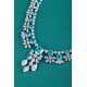 Ruif Jewelry Classic Design S925 Silver  68.4ct Lab Grown Paraiba Sapphire Pendant Necklace Gemstone Jewelry